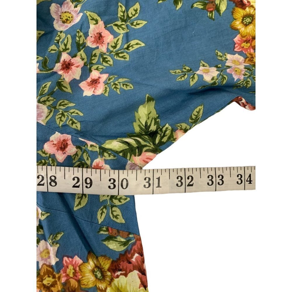 Denim 24/7 Women's Pastel Blue Floral Top - Picture 5 of 6
